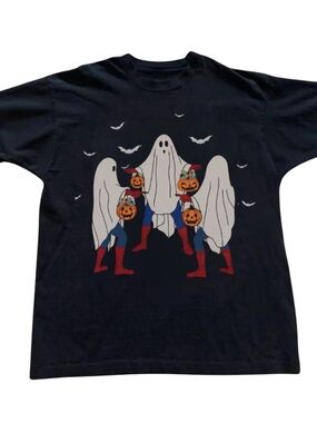 Gildan Halloween Ghost & Pumpkin Costume Tee